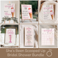 Bridal Shower Ice Cream Stationary Bundle